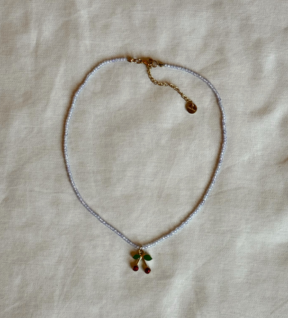 Design your own necklace - Purple zicron beads Isla Eme