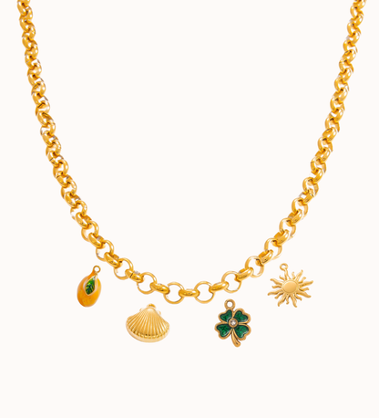 Design your own necklace - Rolo chain Isla Eme